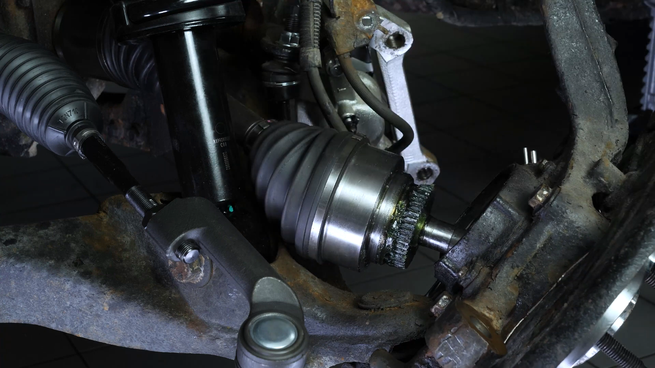 Remove the control arm ball joint