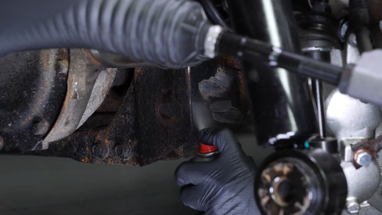 Prepare the new control arm