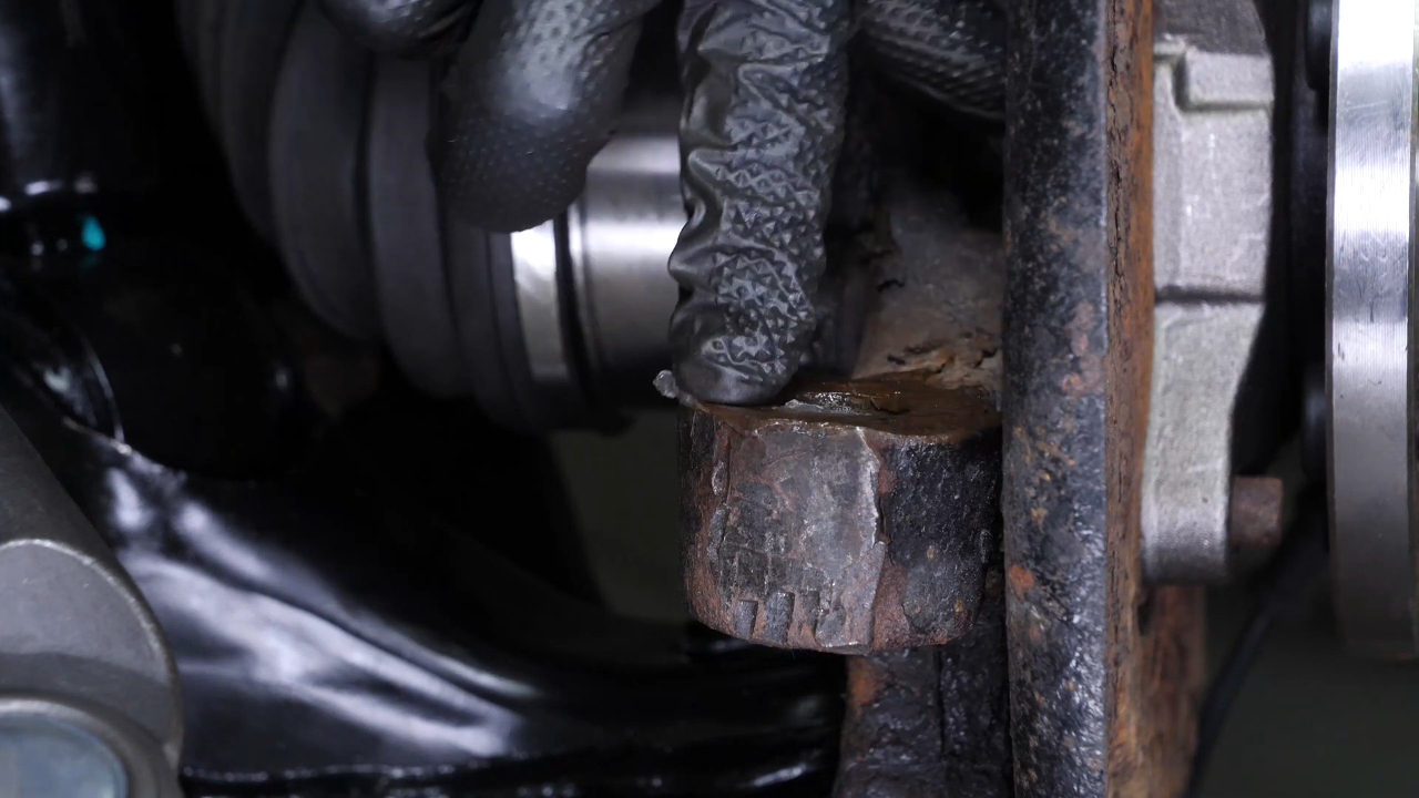 Put the outer tie rod back