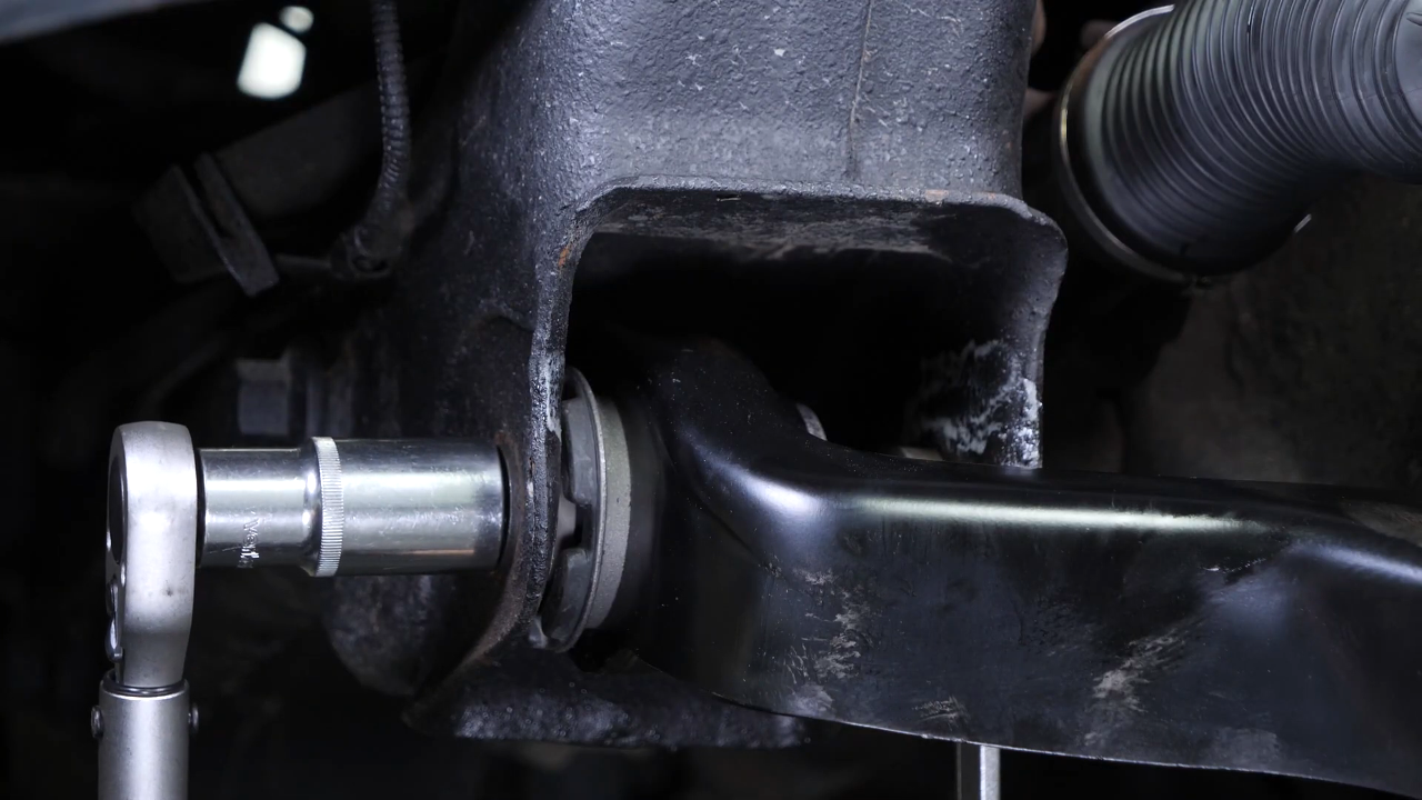 Put the outer tie rod back