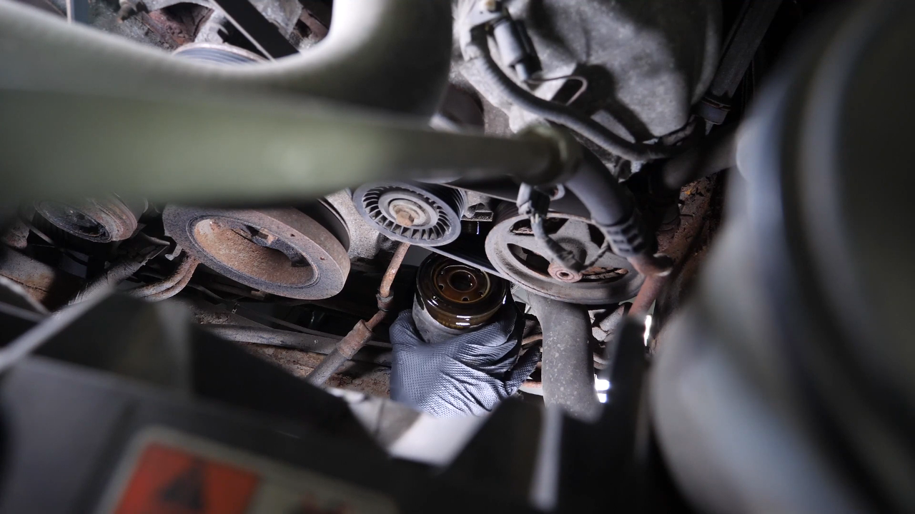 Remove the oil filter