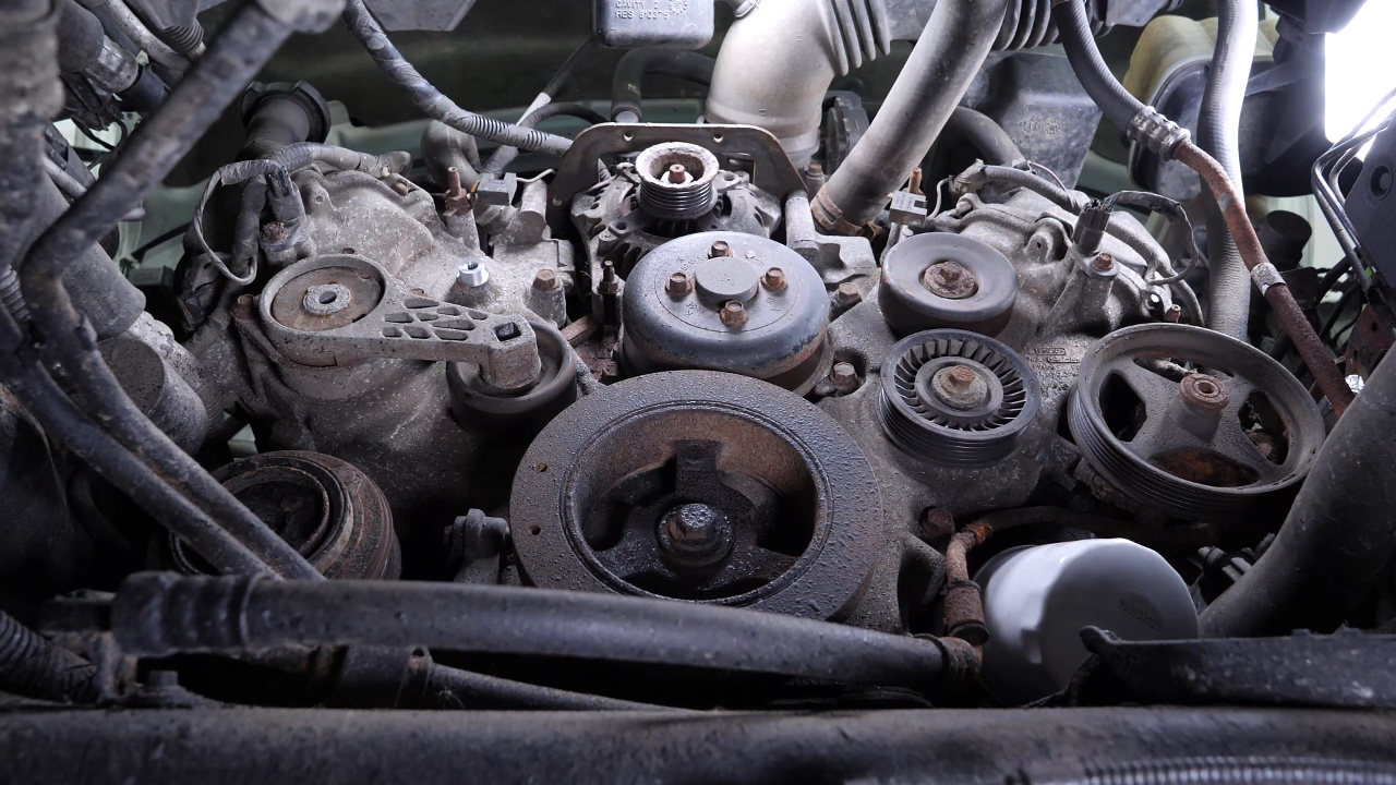 Remove the idler pulley