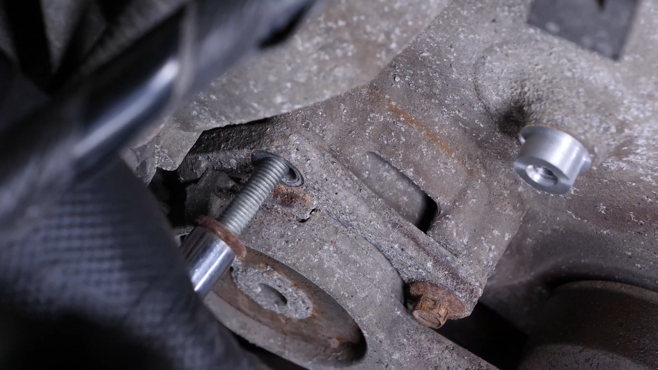 Remove the tensioner pulley