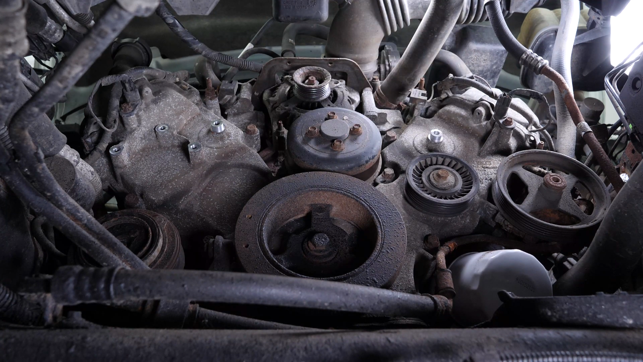 Remove the tensioner pulley