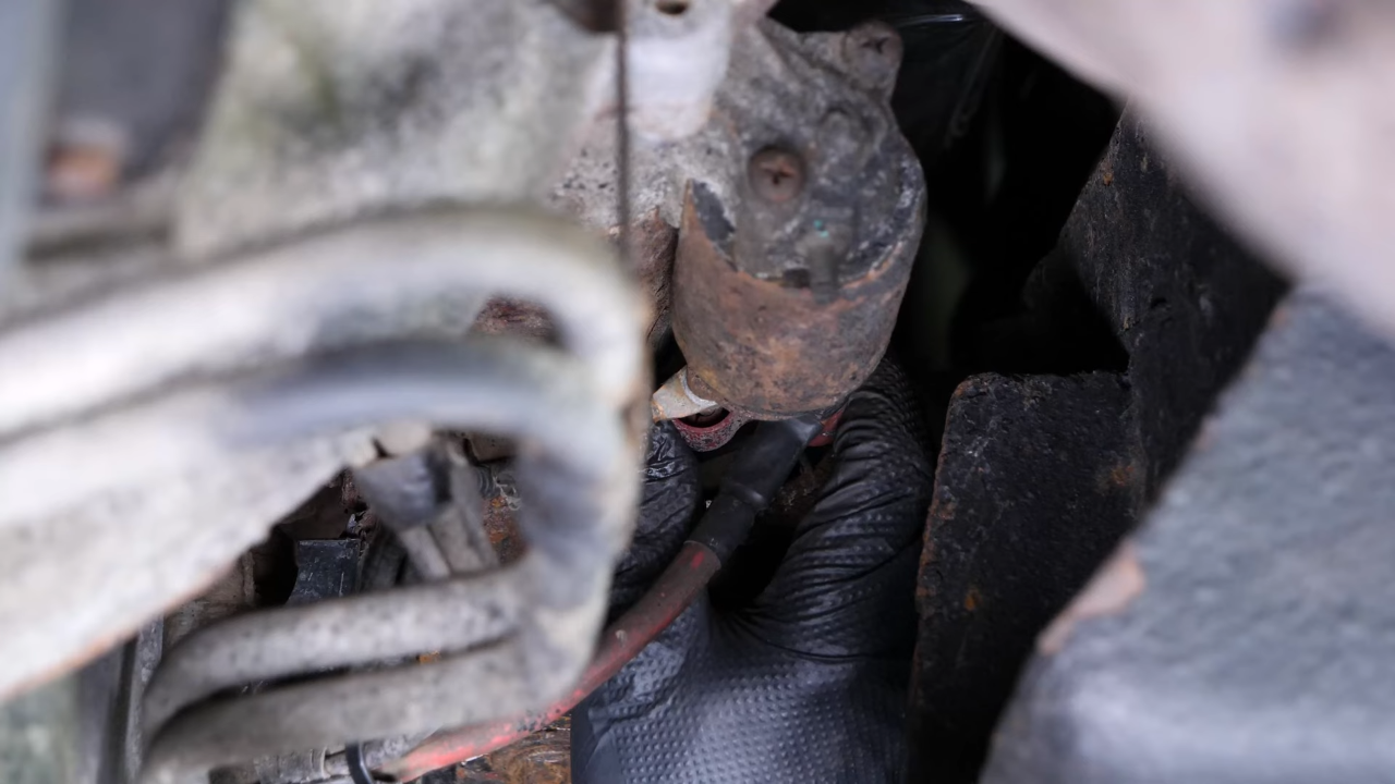 Disconnect the starter