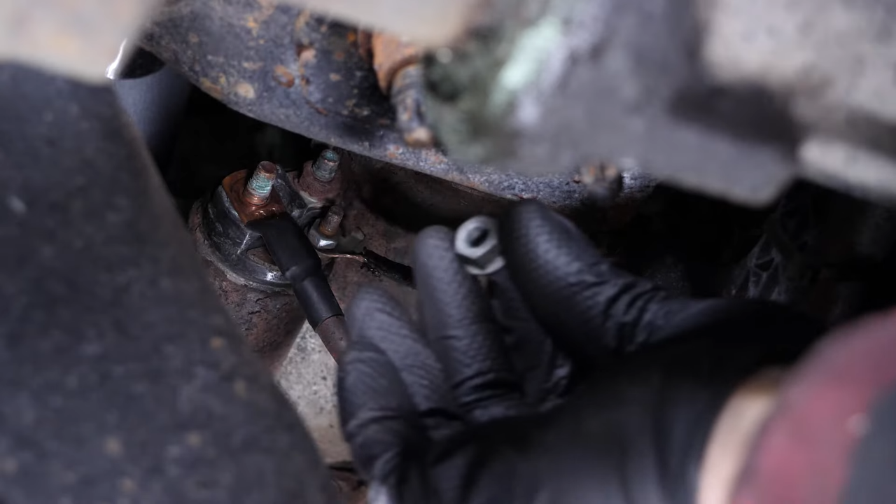 Disconnect the starter