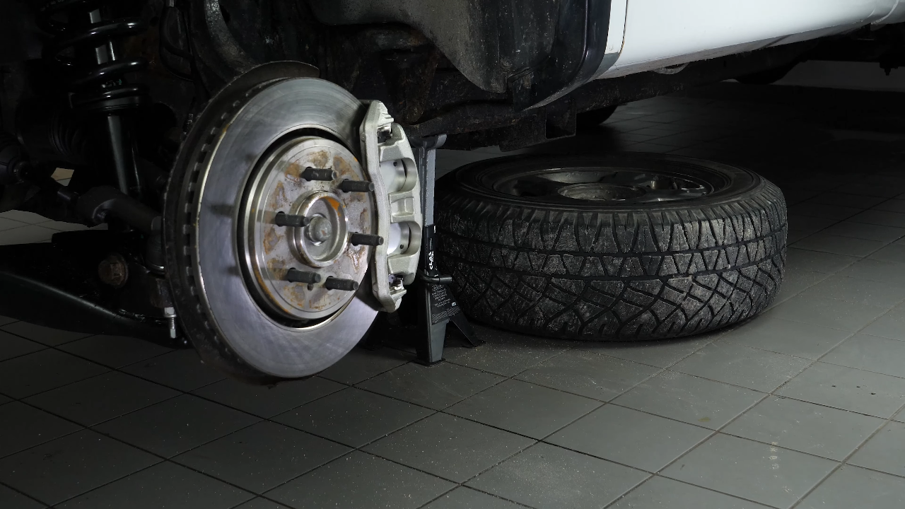Lift the vehicle
