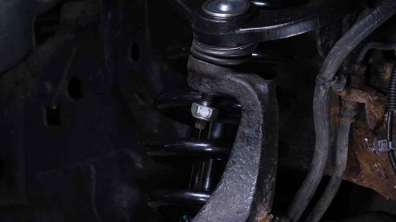 Remove the control arm ball joint