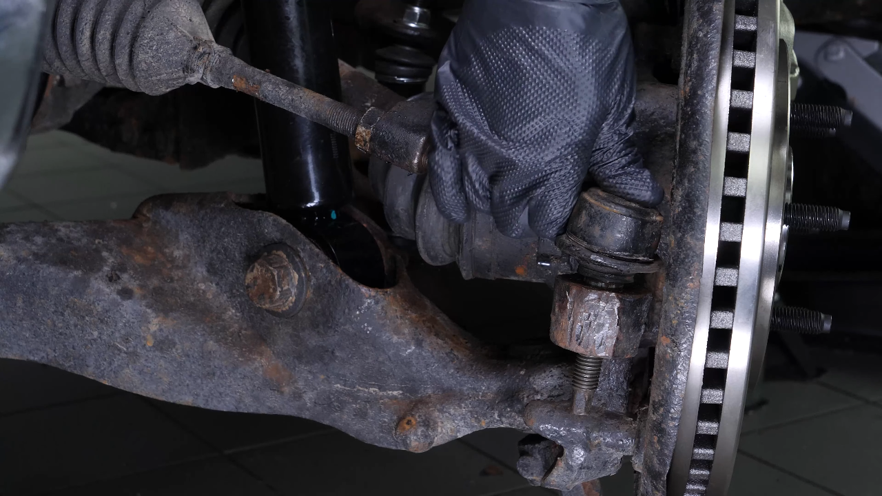 Remove the outer tie rod