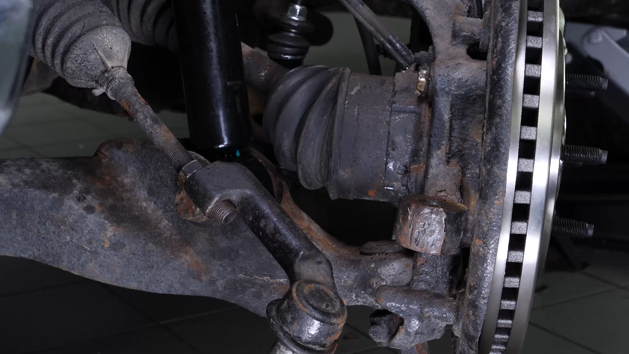 Remove the outer tie rod
