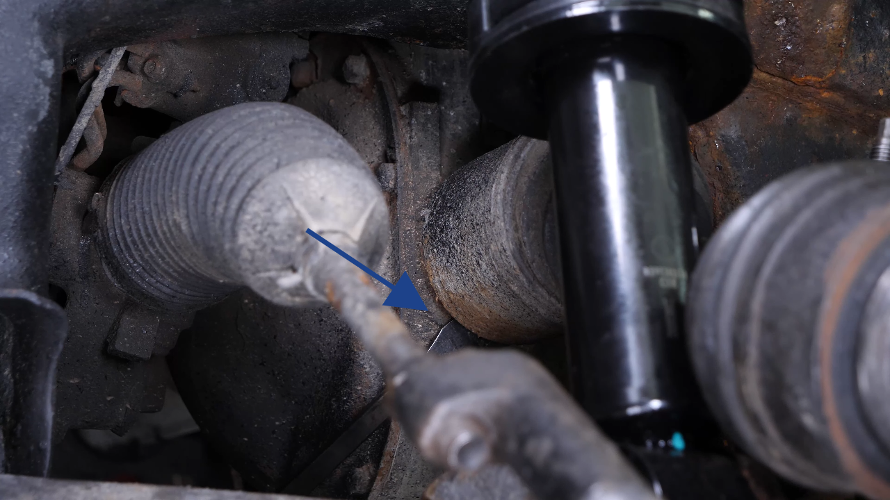 Remove the CV axle
