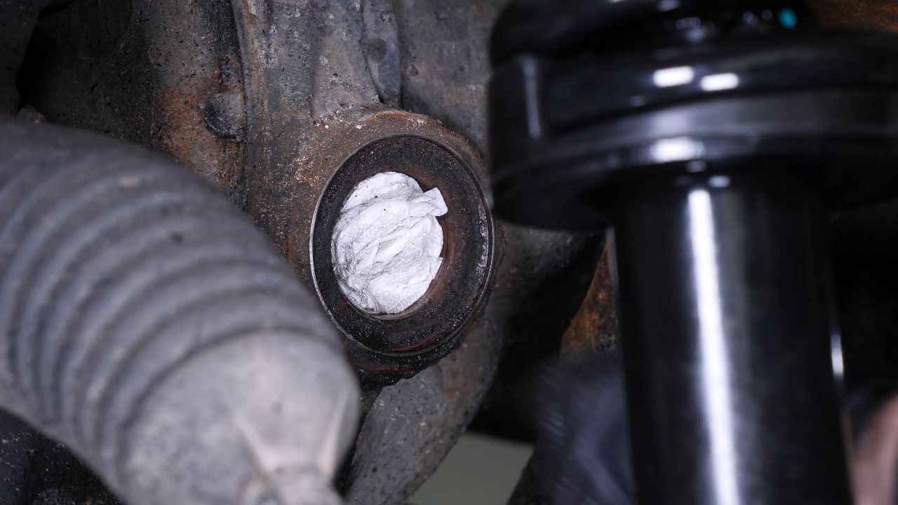 Prepare the installation of the new part