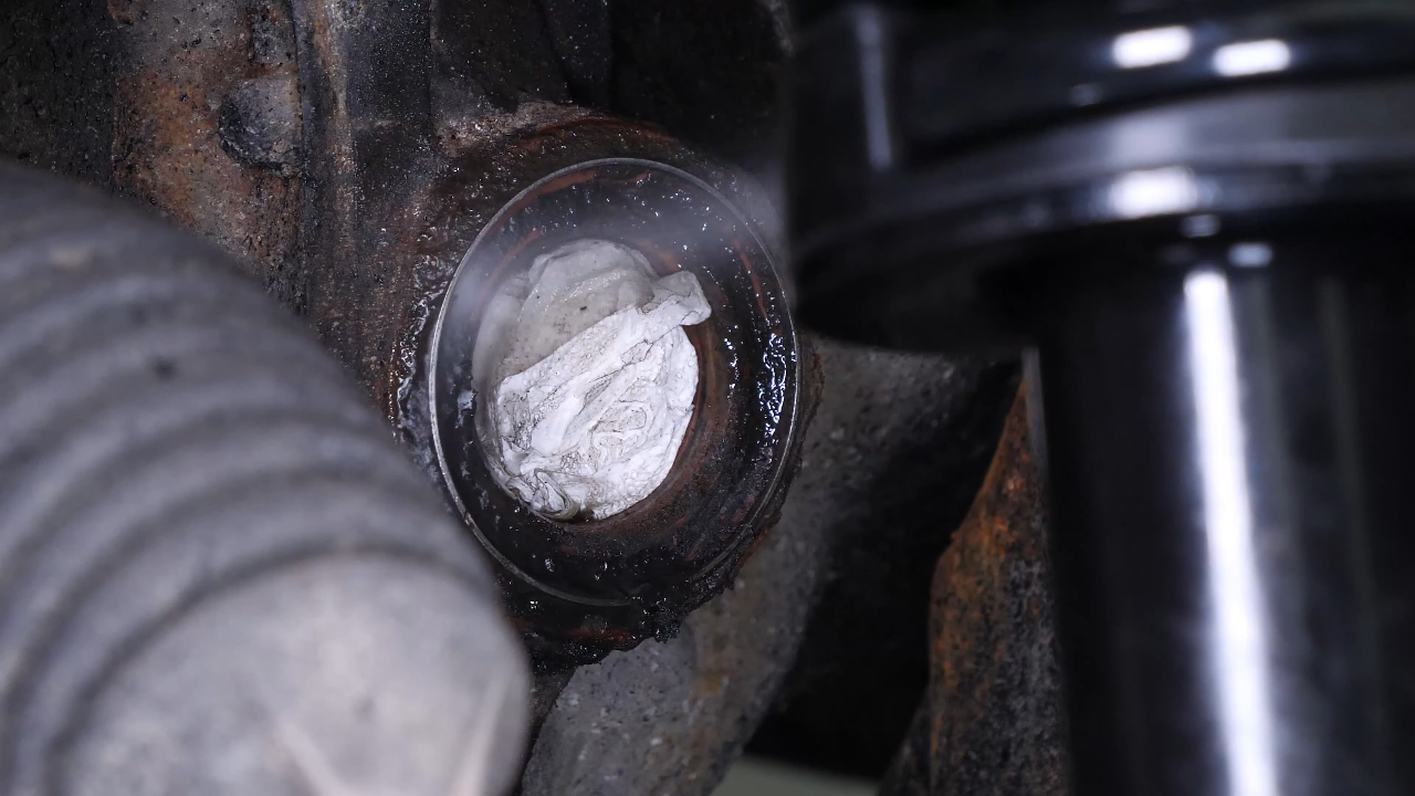 Prepare the installation of the new part
