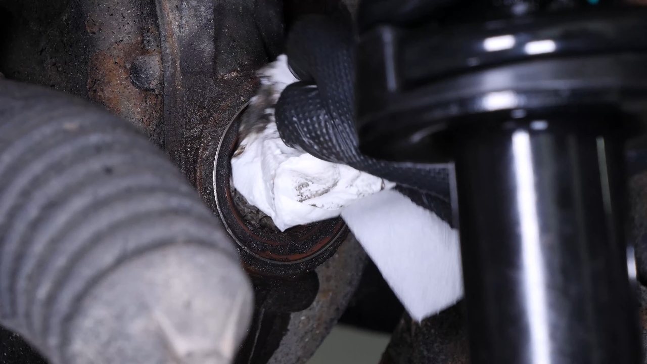 Prepare the installation of the new part