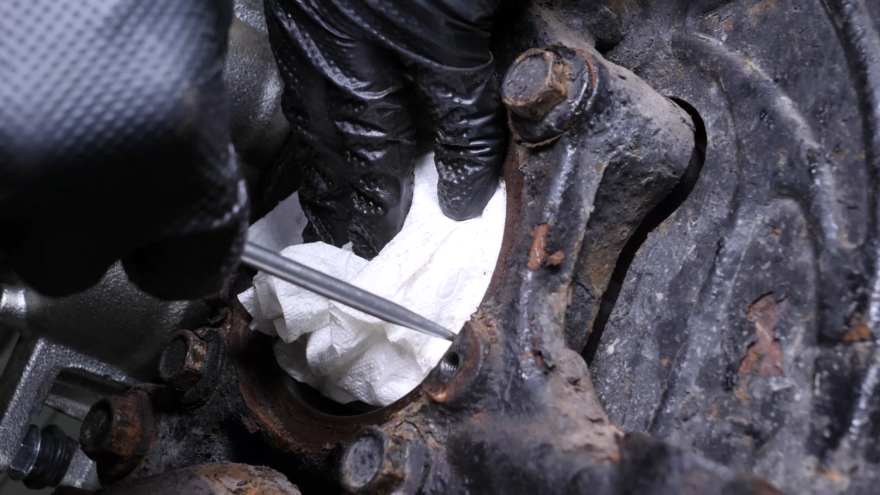 Prepare the installation of the new part