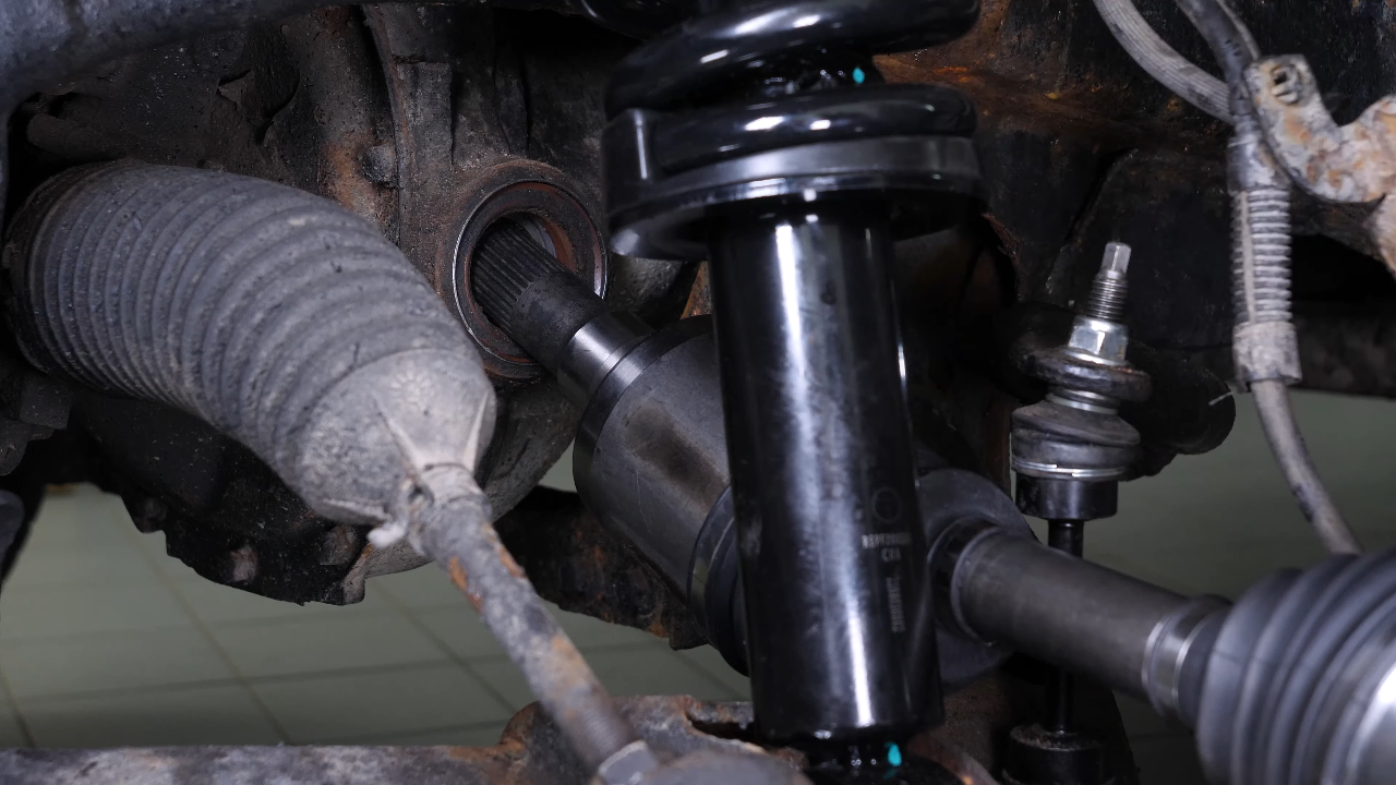 Install the new CV axle