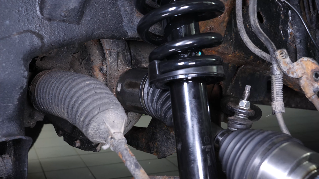 Install the new CV axle