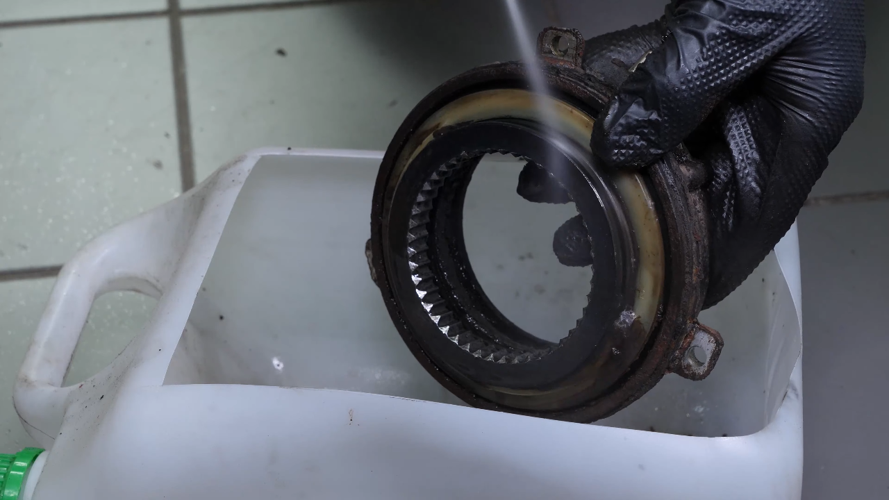 Finalise the CV axle reassembly