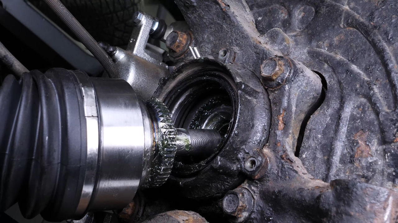 Finalise the CV axle reassembly