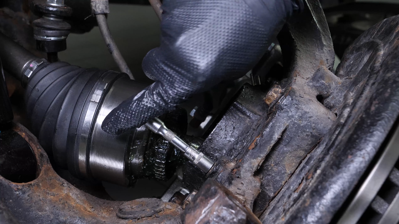 Finalise the CV axle reassembly