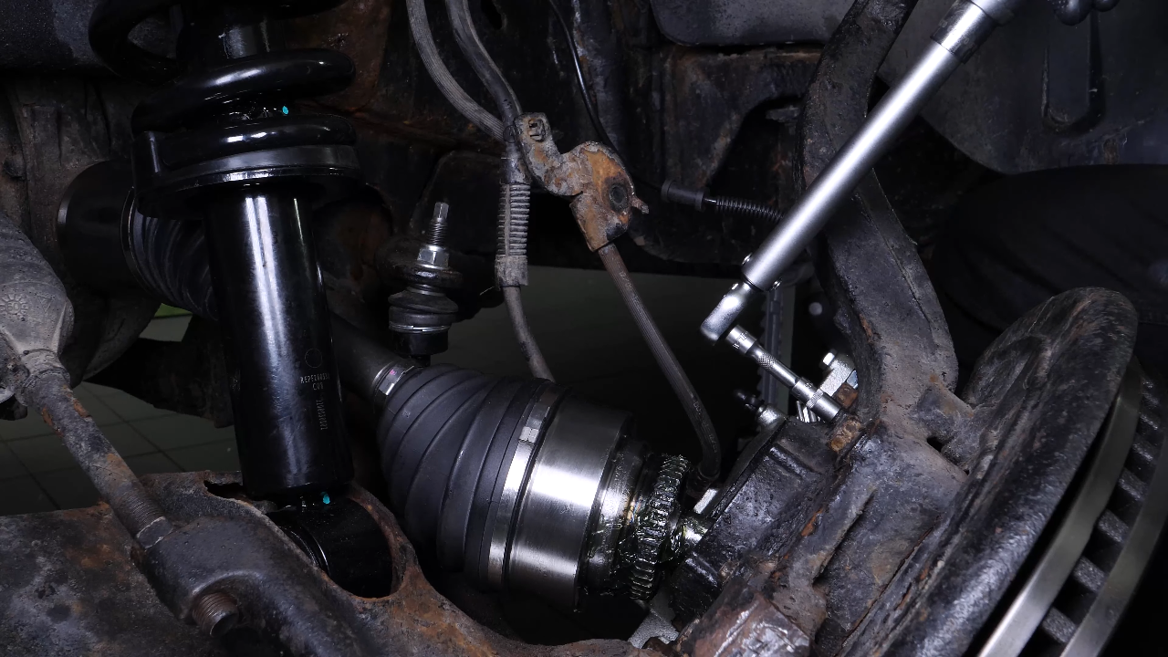 Finalise the CV axle reassembly