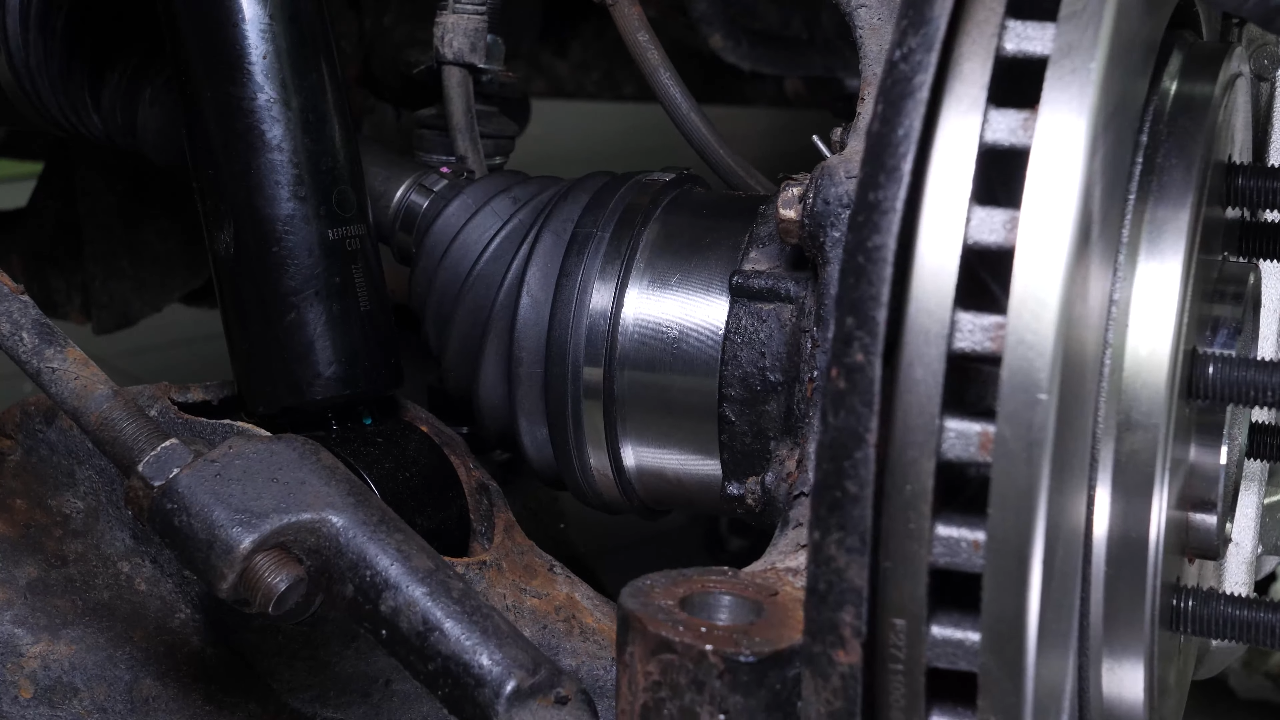 Finalise the CV axle reassembly