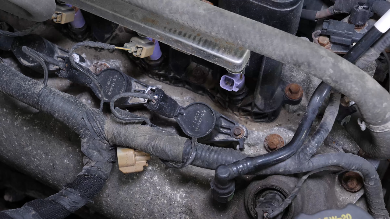 Disconnect the fuel injector