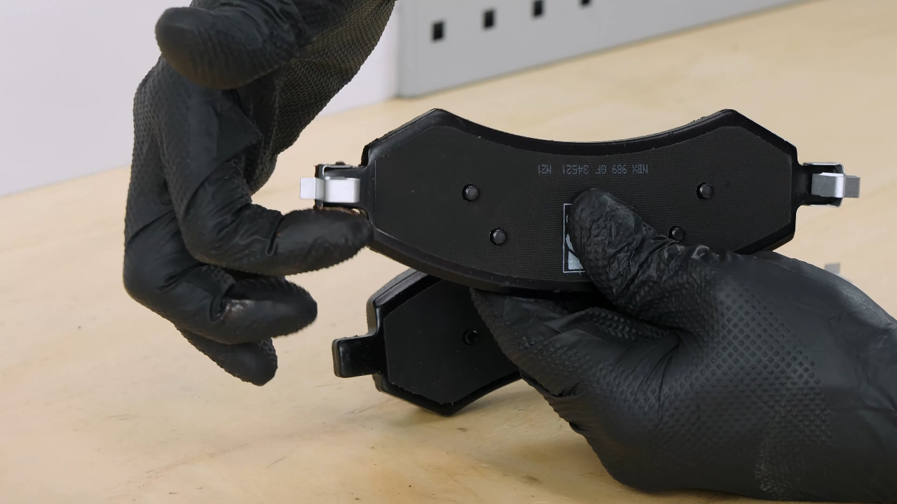 Place the new brake pads