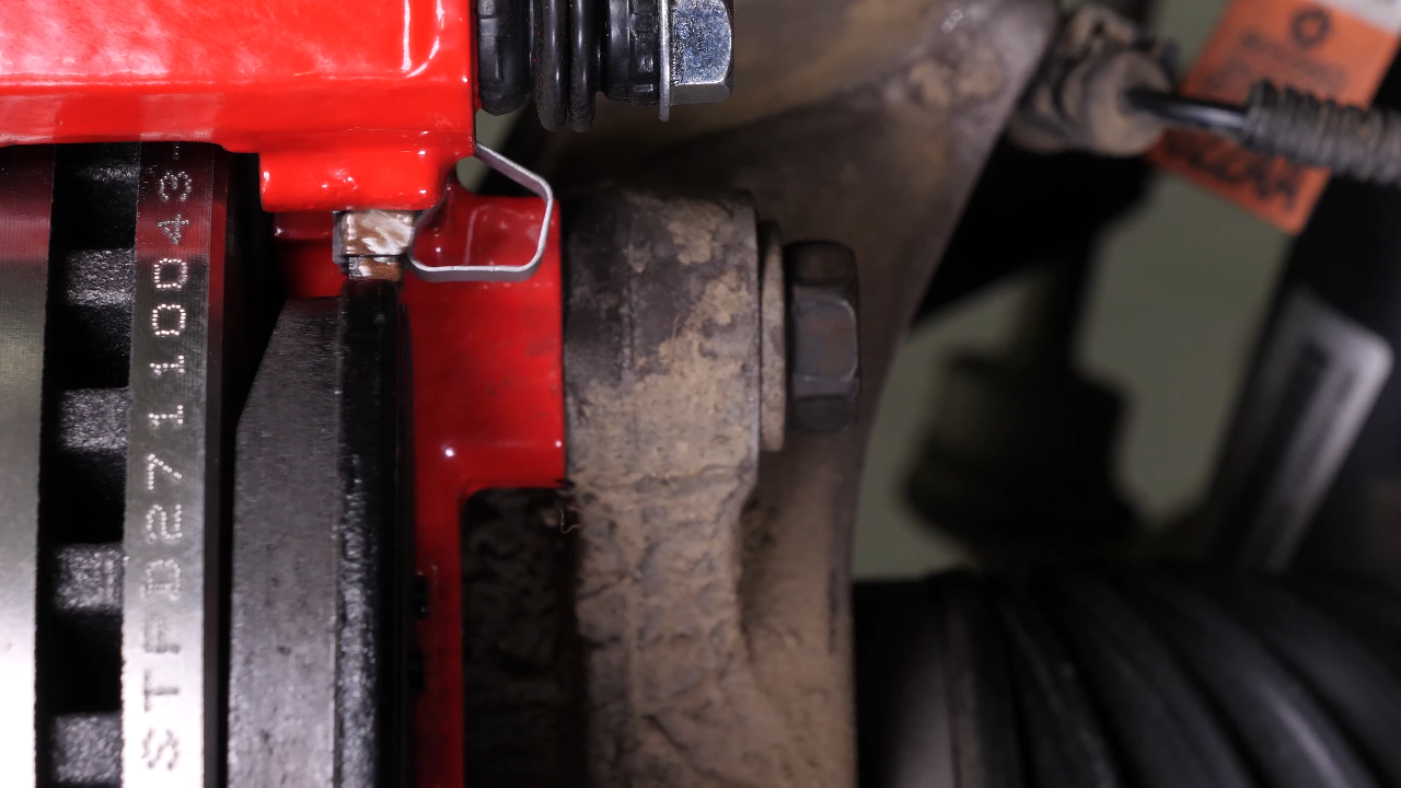 Place the new brake pads