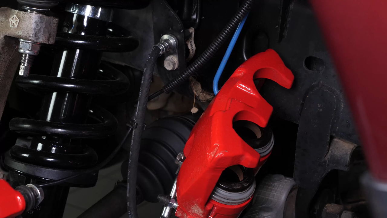 Press the piston