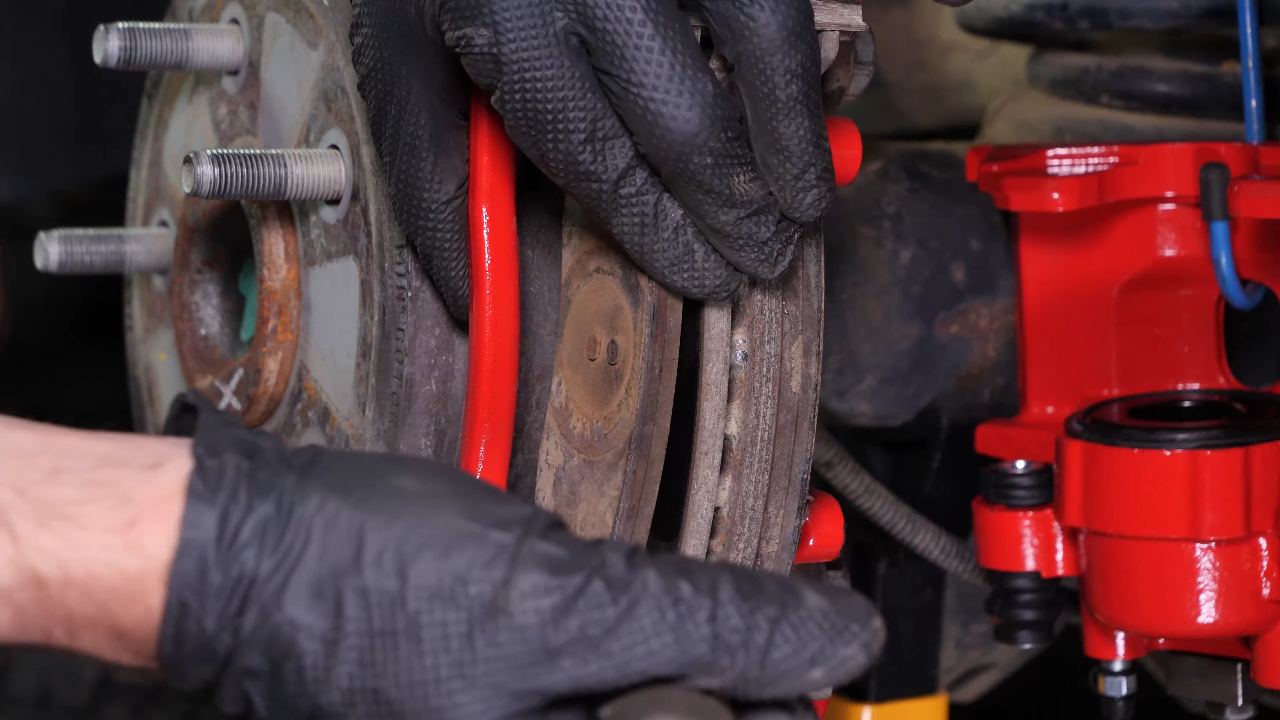 Remove the brake pads