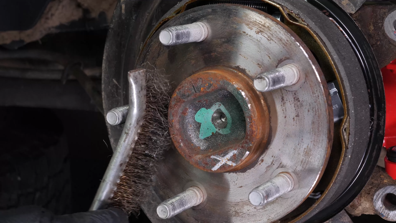 Remove the brake disc