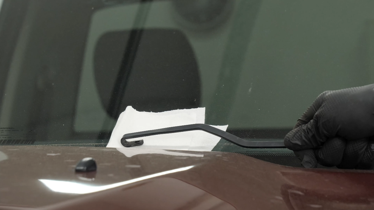 Remove the front windshield wiper blade