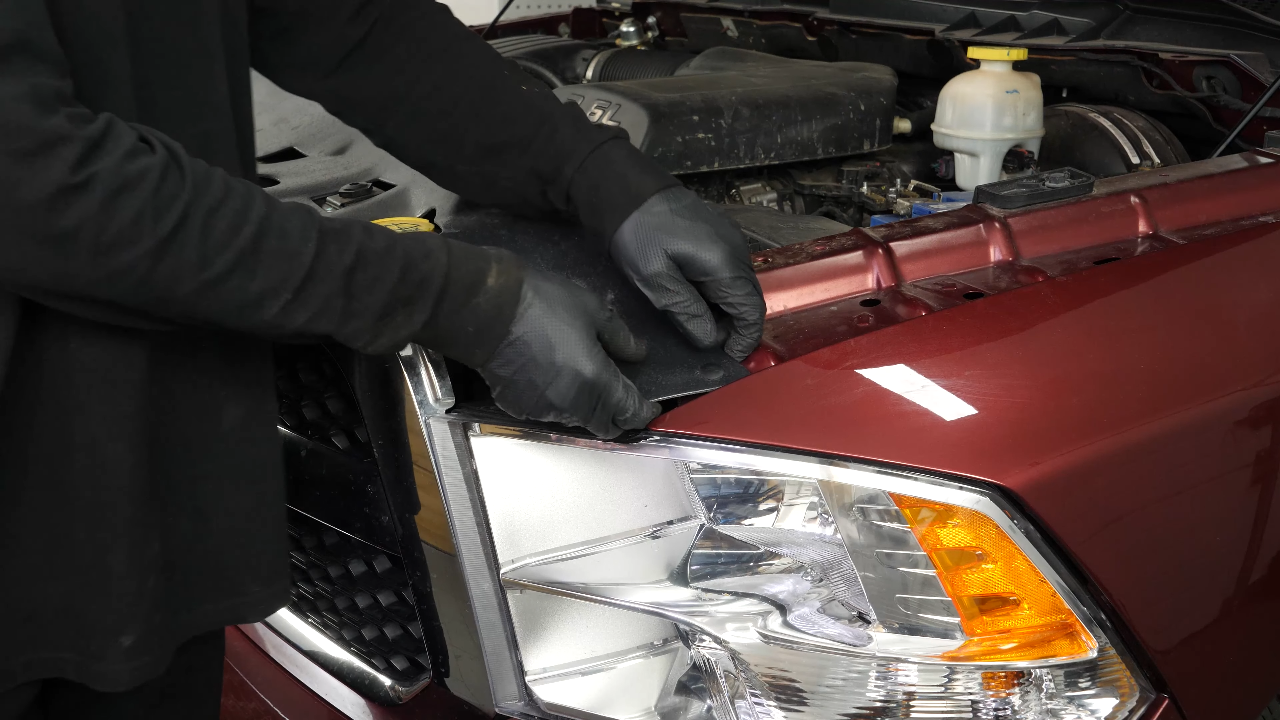 Remove the headlight assembly