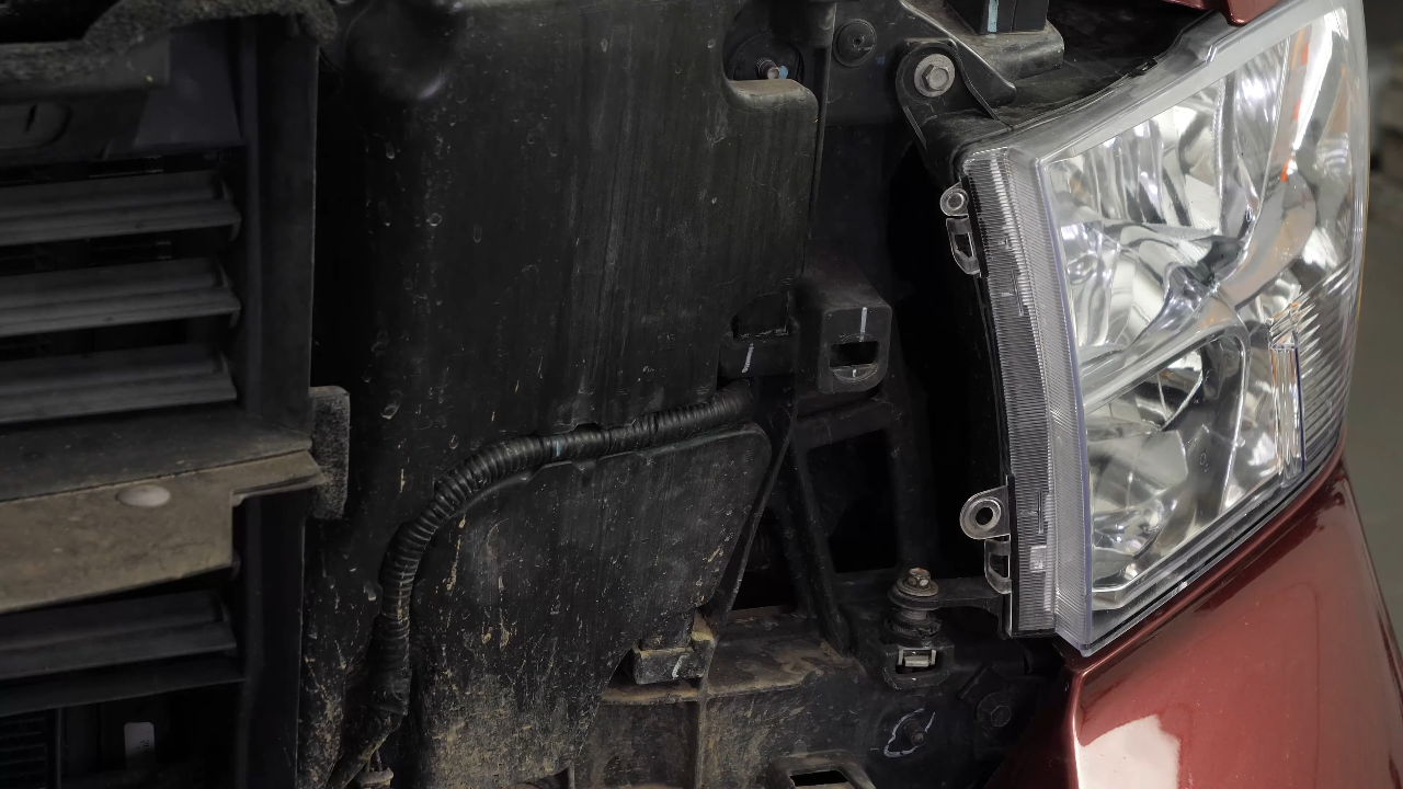 Remove the headlight assembly