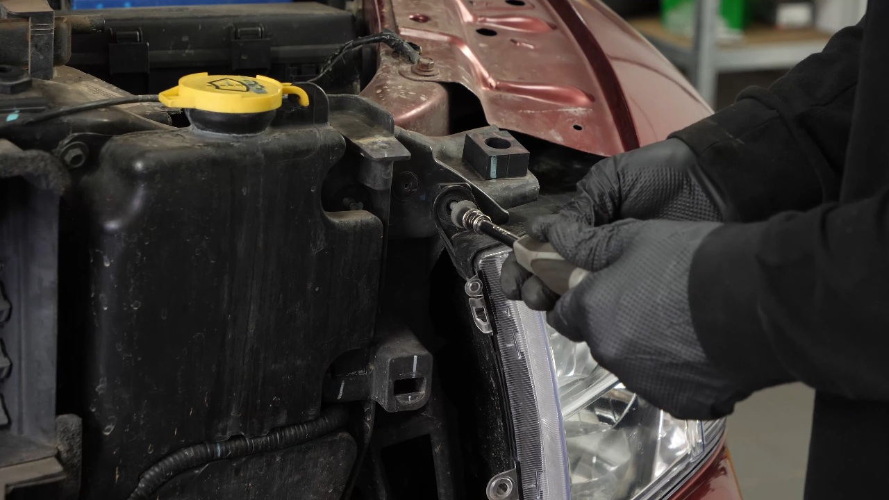 Remove the headlight assembly