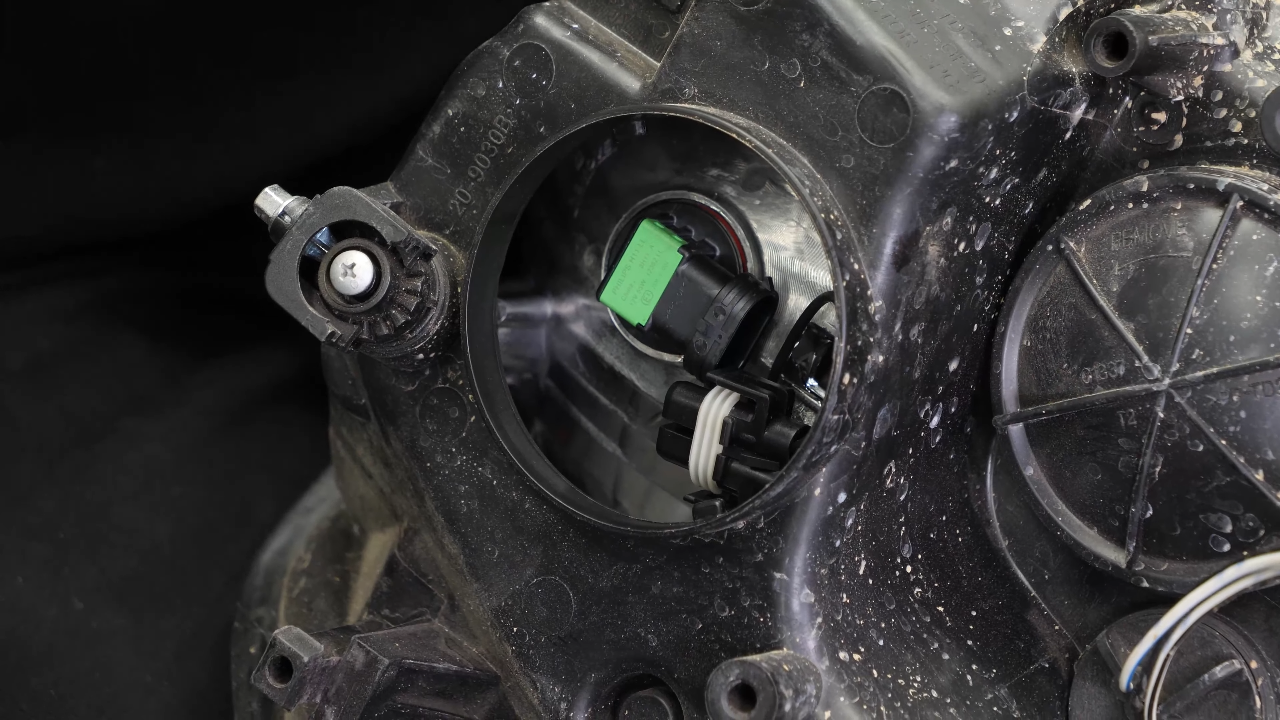 Replace the low beam bulb