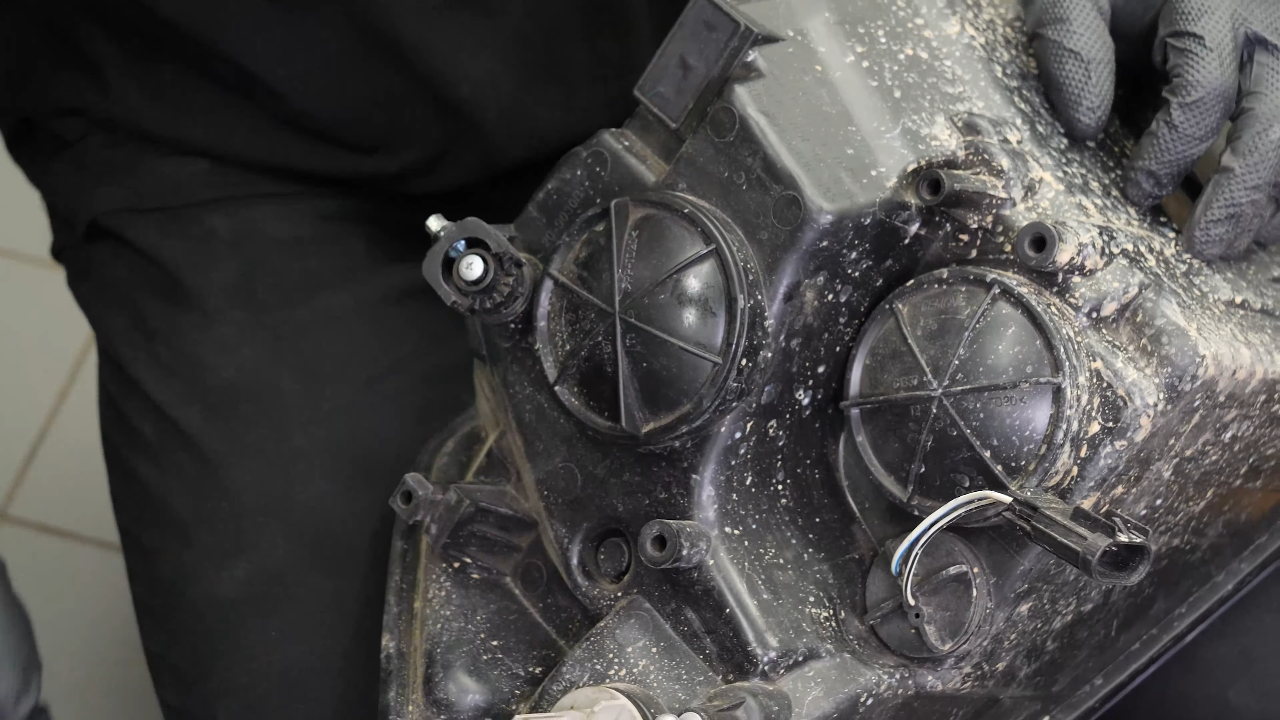 Replace the low beam bulb