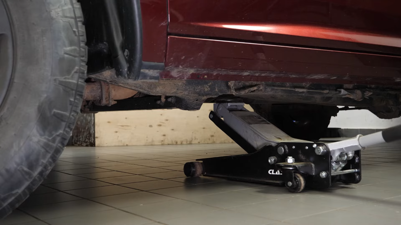 Lift the vehicle