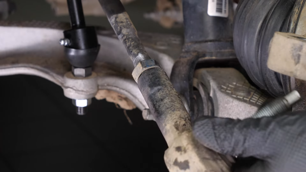 Remove the outer tie rod
