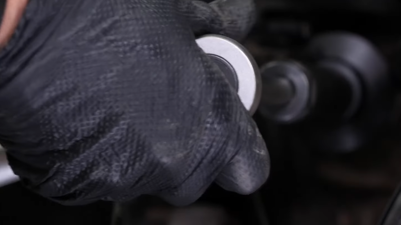 Install the new inner tie rod