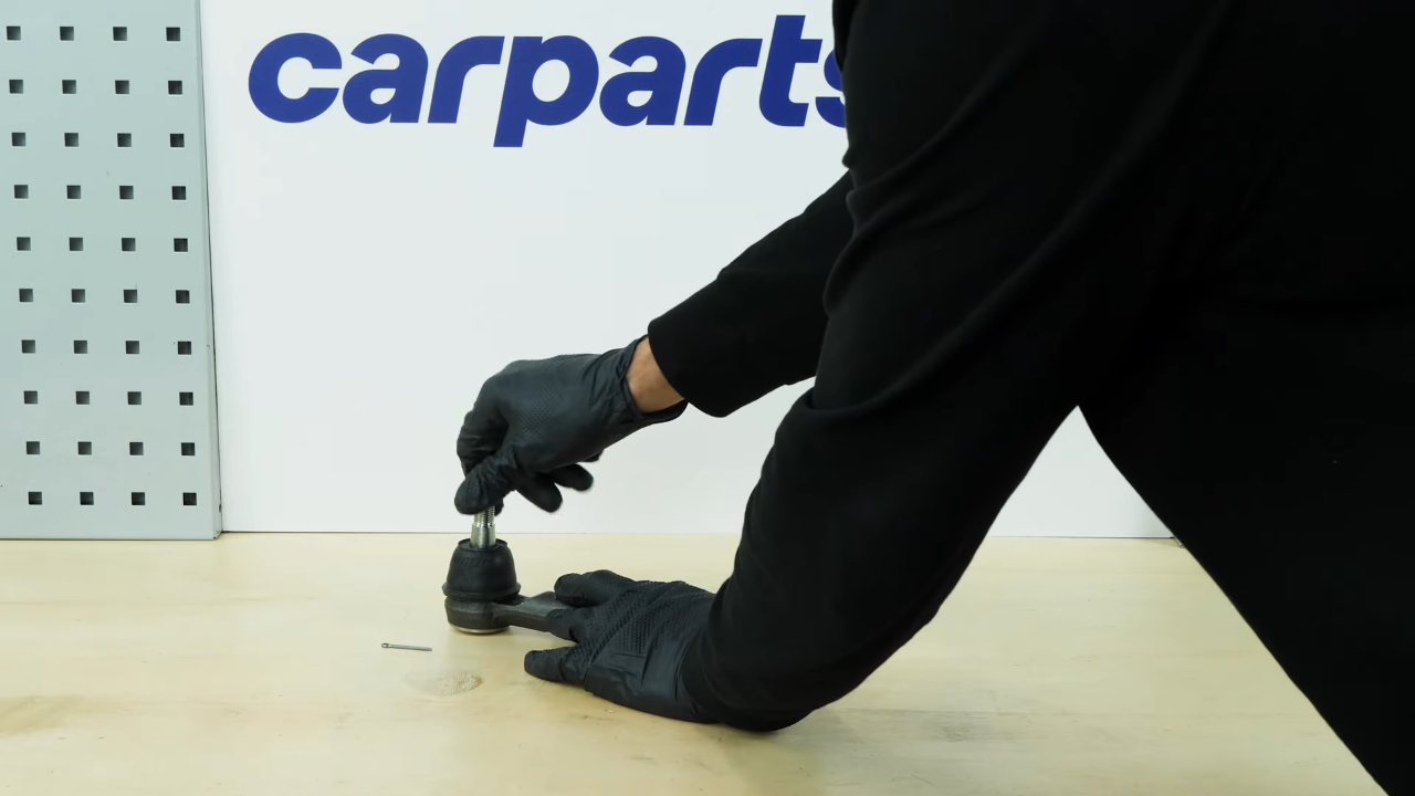 Install the new outer tie rod