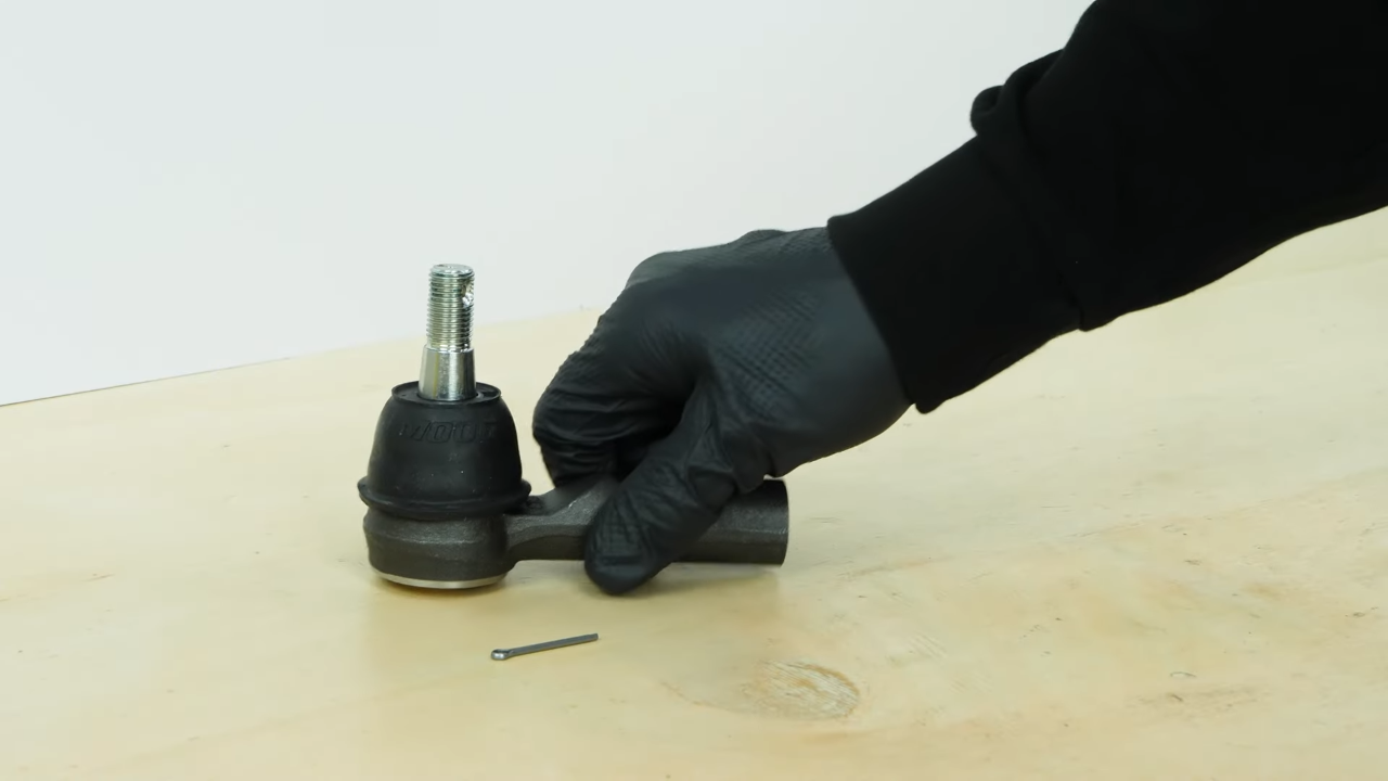 Install the new outer tie rod