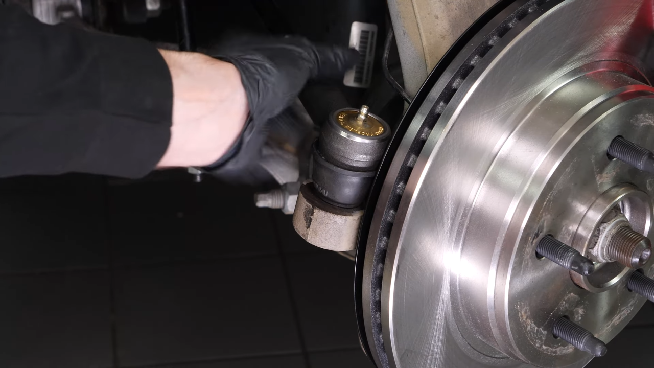 Install the new outer tie rod