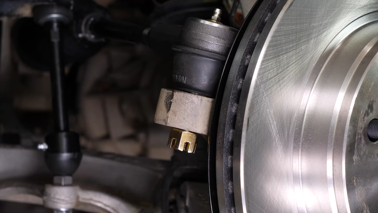 Install the new outer tie rod