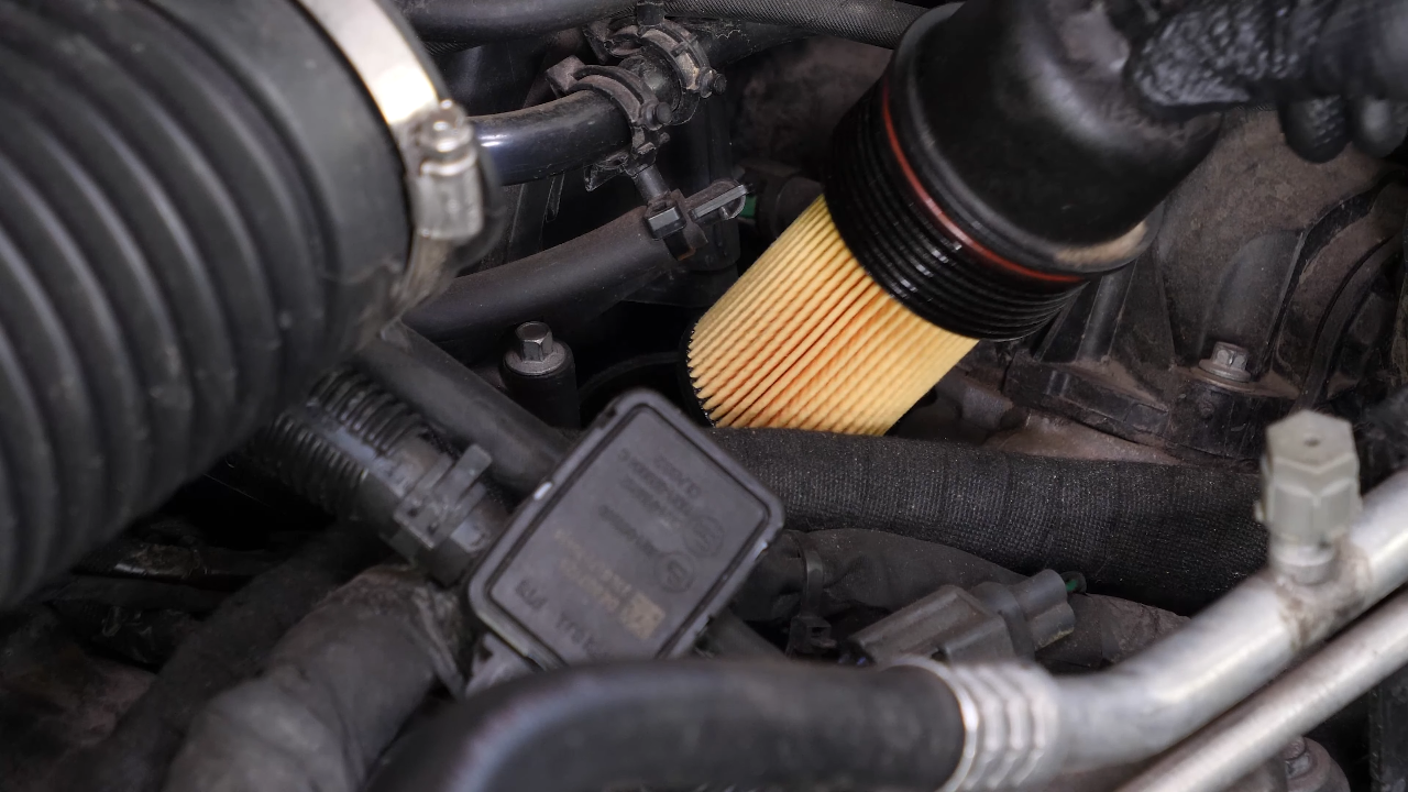 Reinstall the oil filter