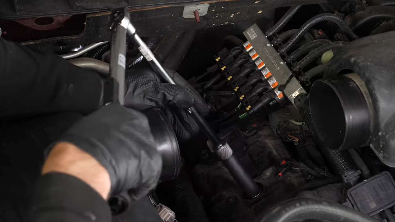 Install the new spark plugs