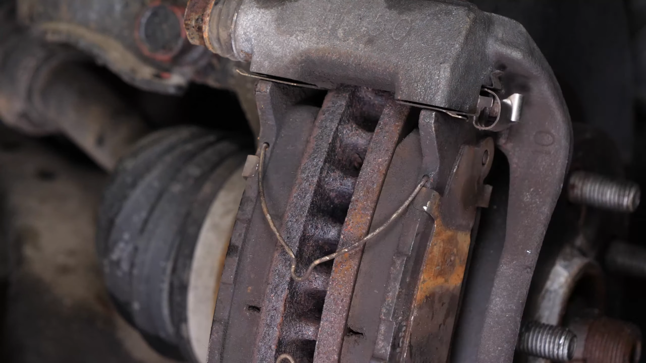 Remove the brake pads