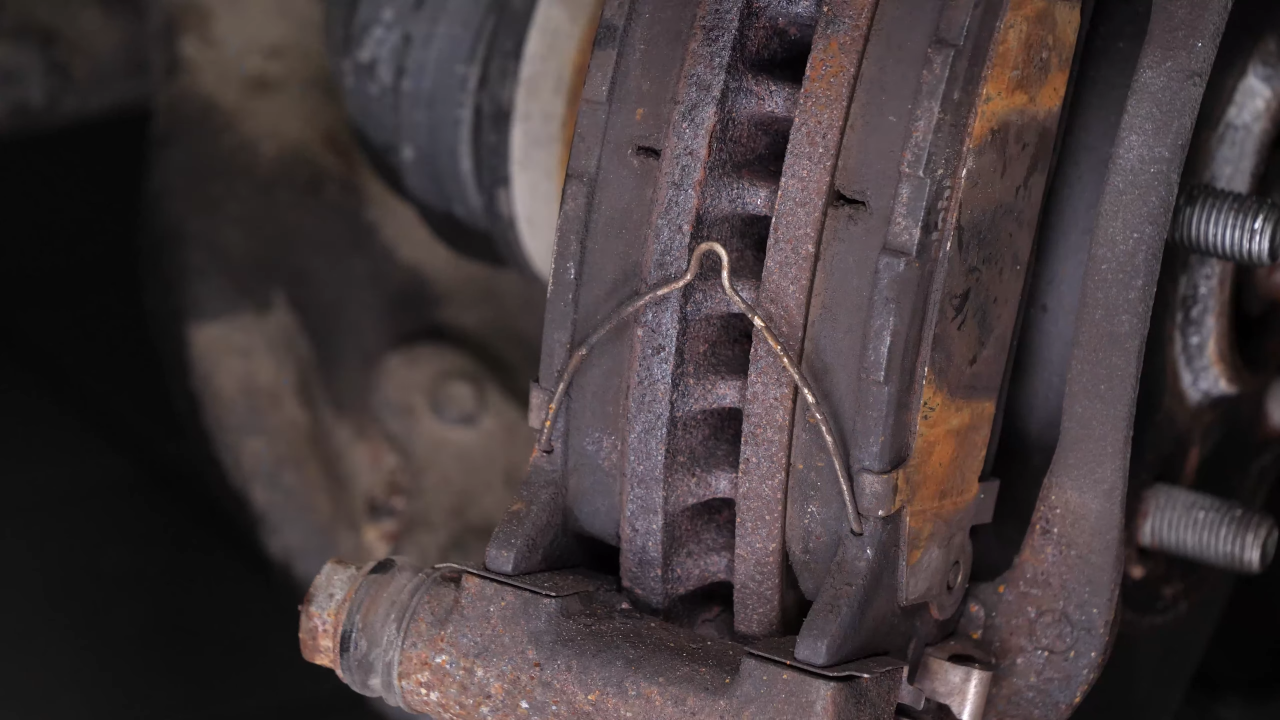 Remove the brake pads
