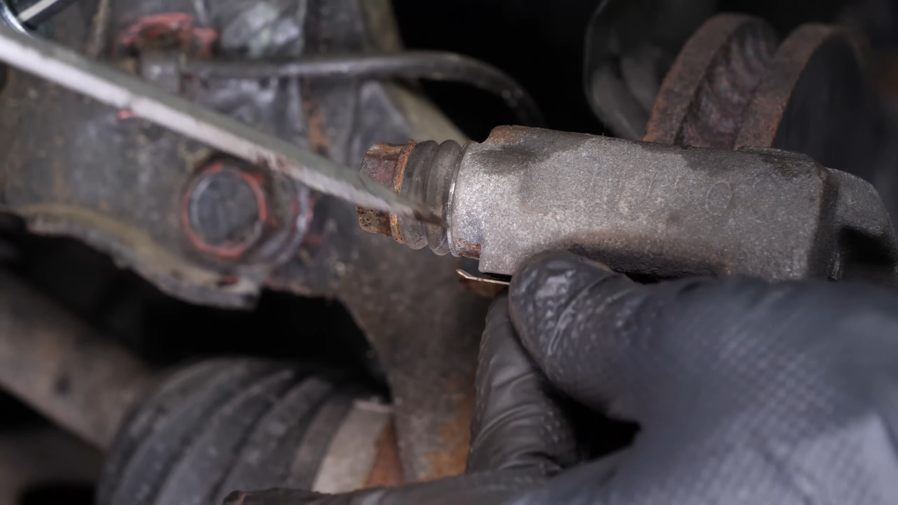 Remove the brake pads